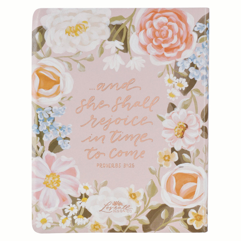 KJV Note-Taking Bible, Pink Floral (Black Letter Edition)
