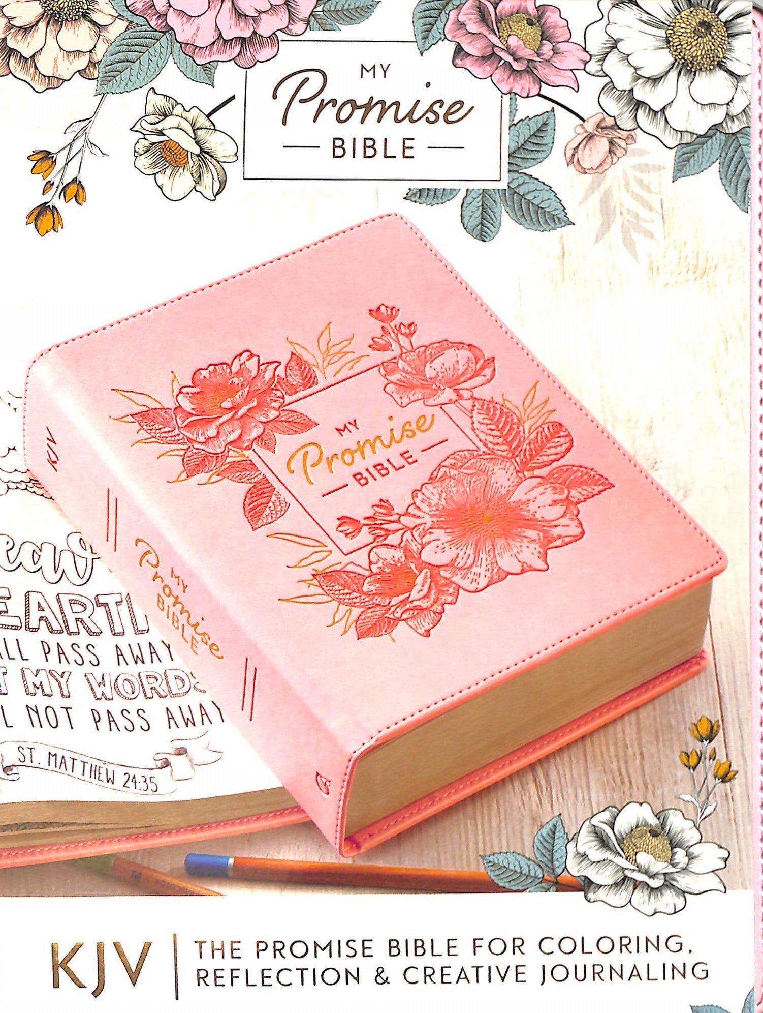 KJV My Promise Bible for Women, a devotional journaling Bible with inspirational content.