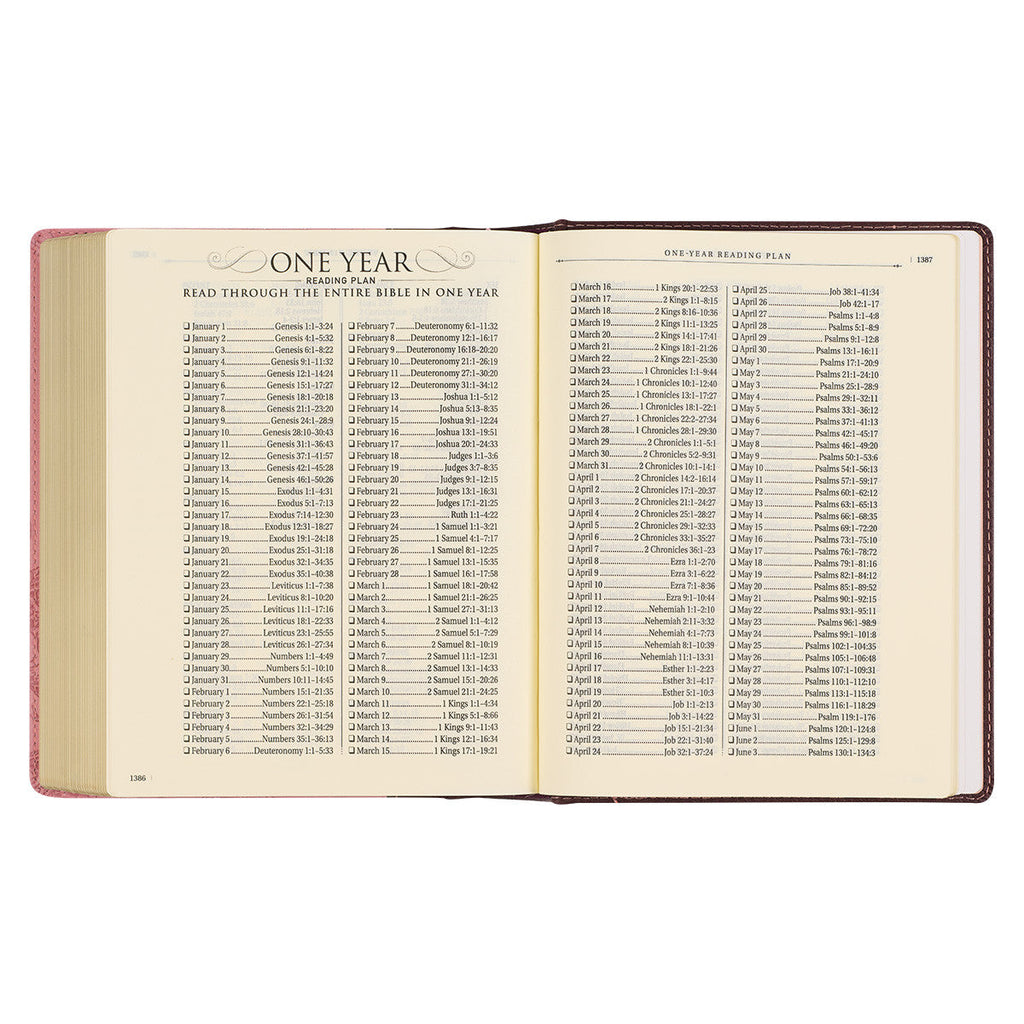 High-quality KJV Devotional Journaling Bible in black letter edition for devotion and study