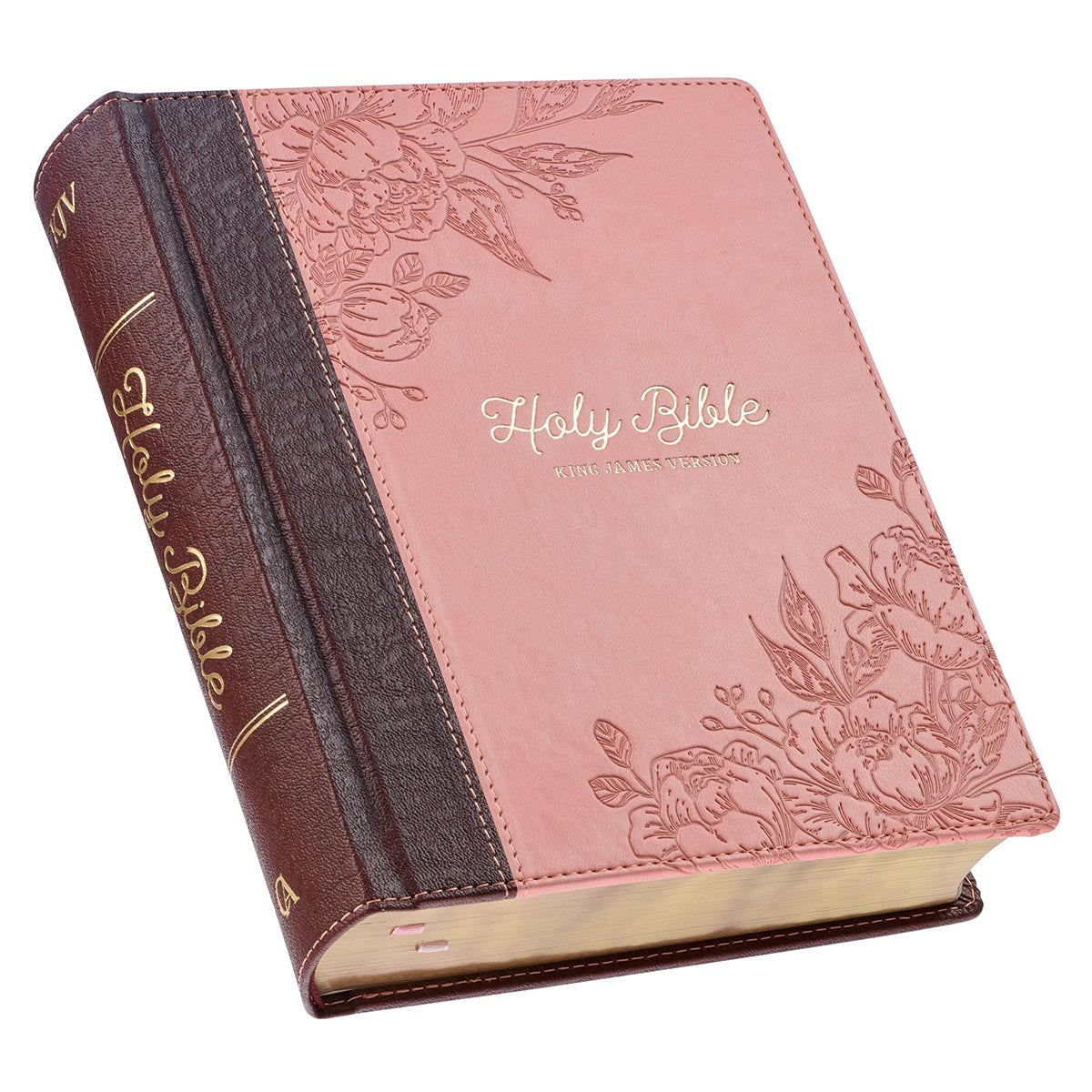 Personalized reading experience of KJV Devotional Journaling Bible in black letter edition