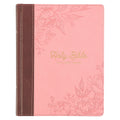 KJV Devotional Journaling Bible featuring black letter edition with black letter text and floral patterns