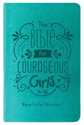 Teal Bible for Courageous Girls, featuring the New Life Version of the Bible.