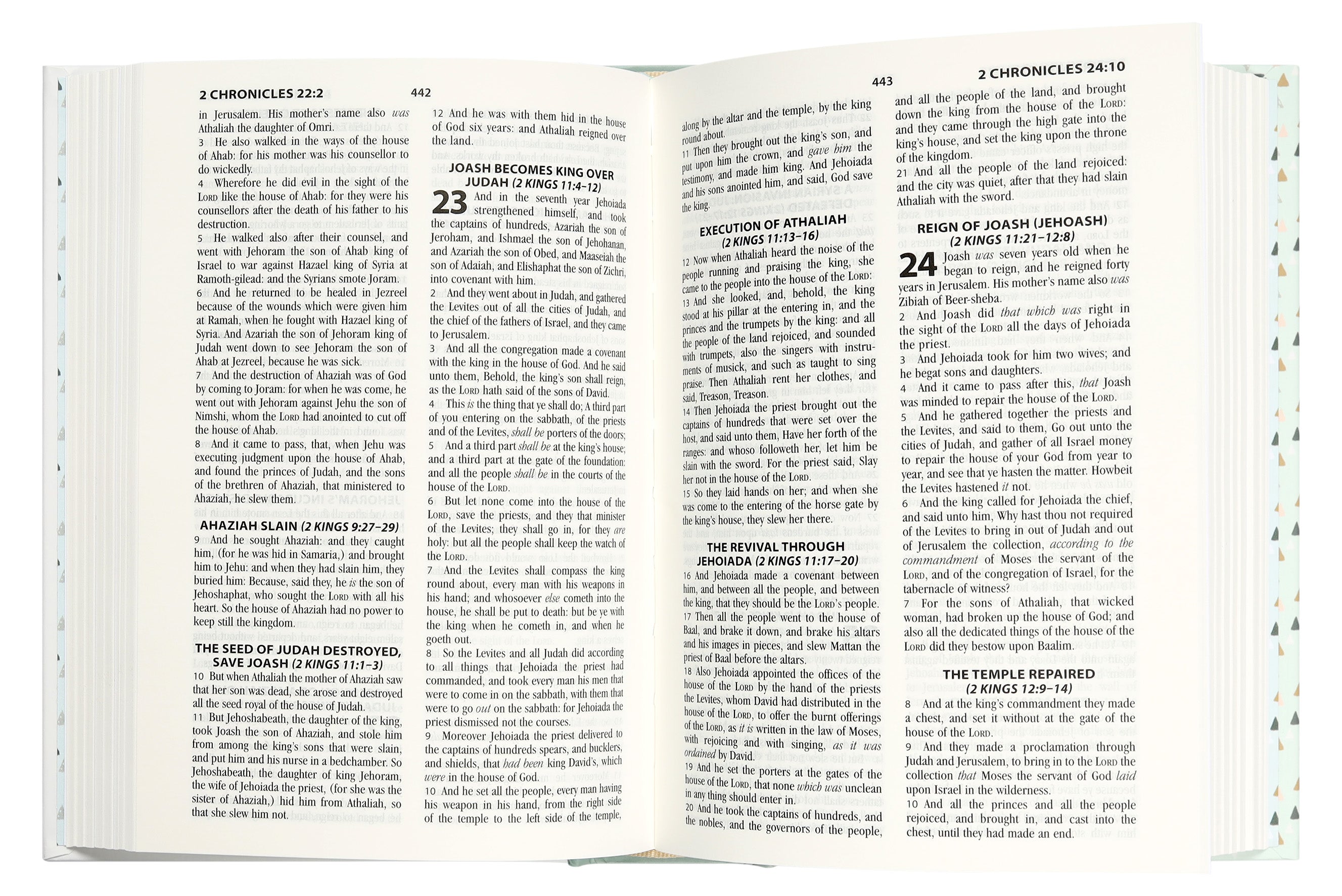 Close-up of KJV Kept in My Heart Bible for Children
