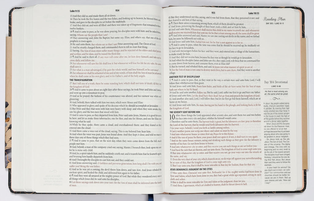 KJV Daily Wisdom Women's Devotional Bible Red Letter Edition