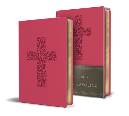 Catholic Bible in Spanish, Compact Fuchsia Leather Edition Translation
