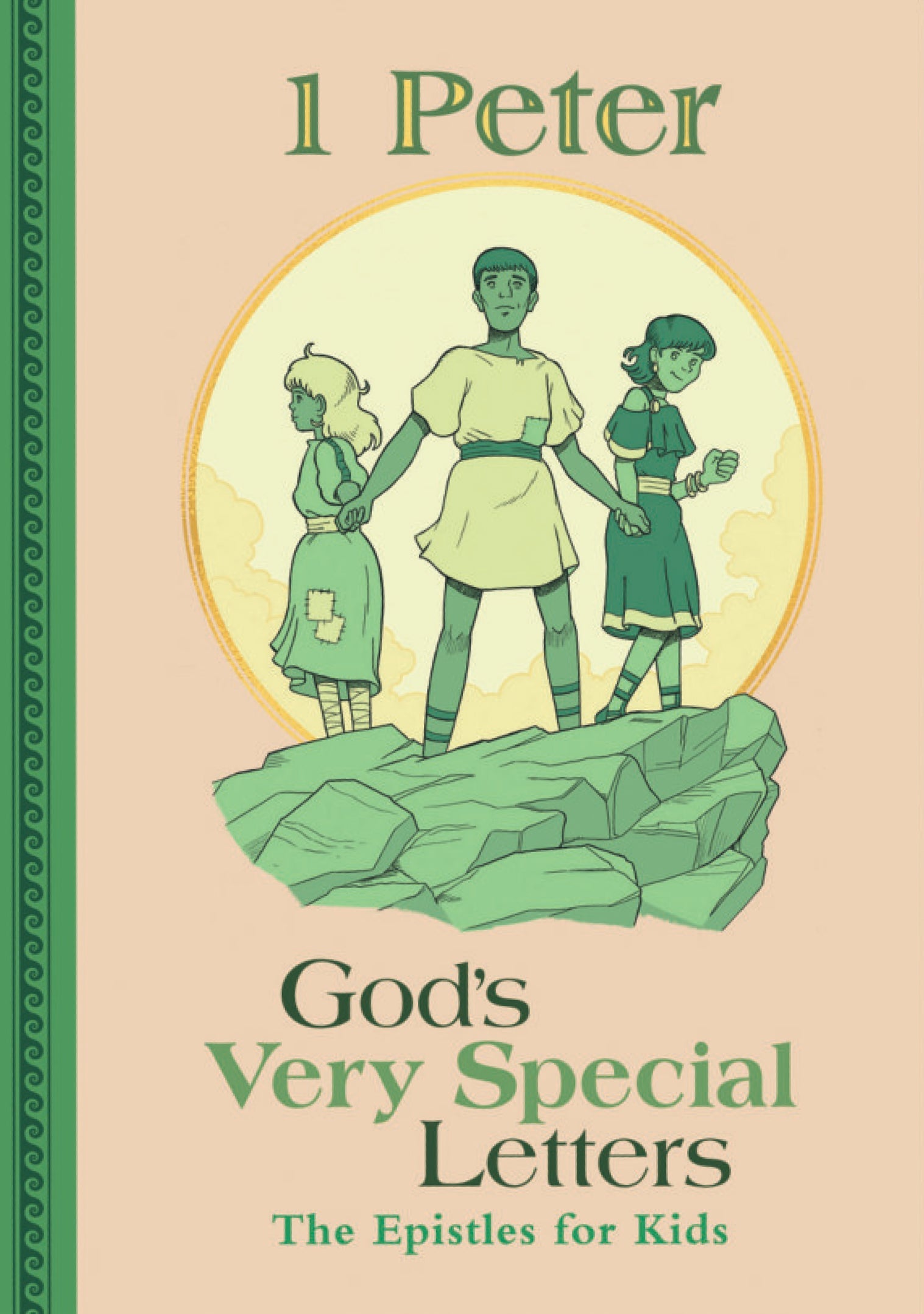 Bible for kids with 1 Peter's letters from NIV Adventure Bible to encourage faith and spirituality