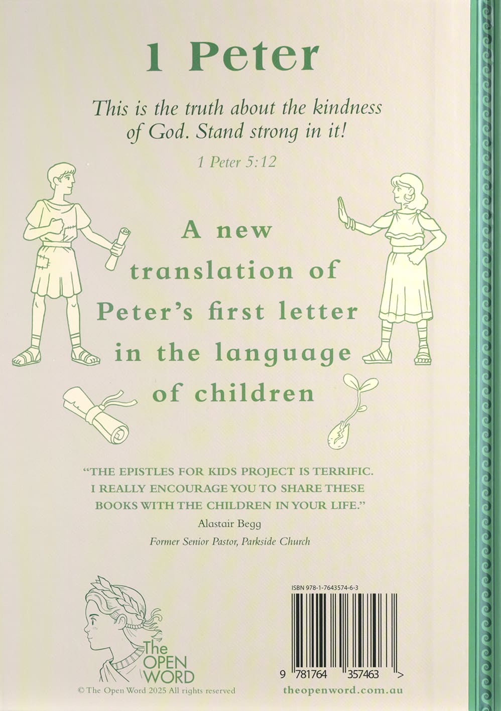 1 Peter's special letters in the NIV Adventure Bible for kids to foster a deeper faith and connection