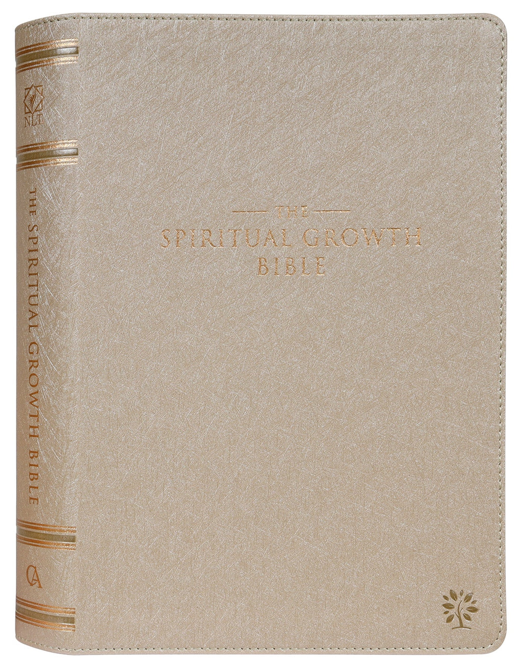 NLT Spiritual Growth Bible, Pearled Ivory Indexed edition