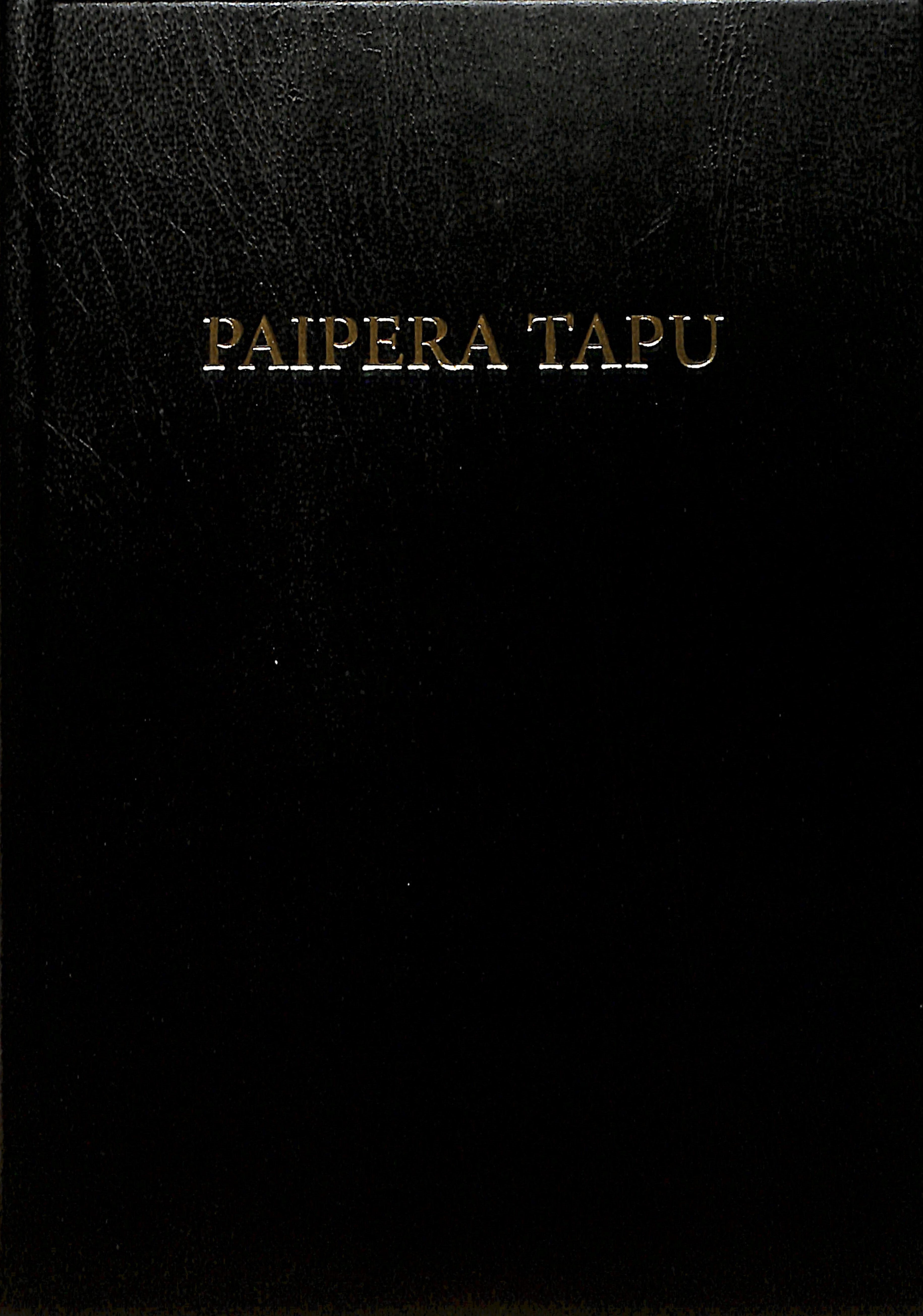 Maori TBS Revised 1868 Version Bible in black letter edition with black cover