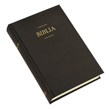 Large Print Romanian Bible in Black for reading and study