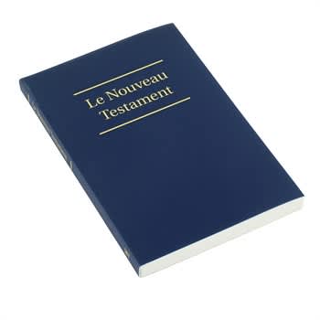 Blue French New Testament, a multilingual Bible collection for spiritual seekers