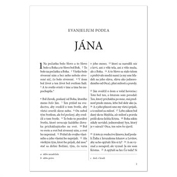 Multilingual Bibles Collection: Slovak Gospel of John and Romans, Slovak Evangelical Scripture Collection