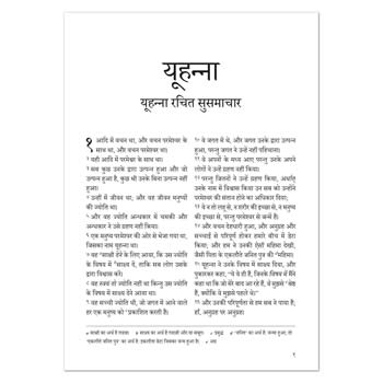 Hindi translation of the Gospel of John, a Christian scripture