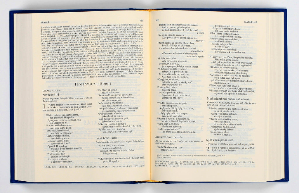 Czech Bible in modern language, an accurate and easy-to-understand translation of the holy scripture.