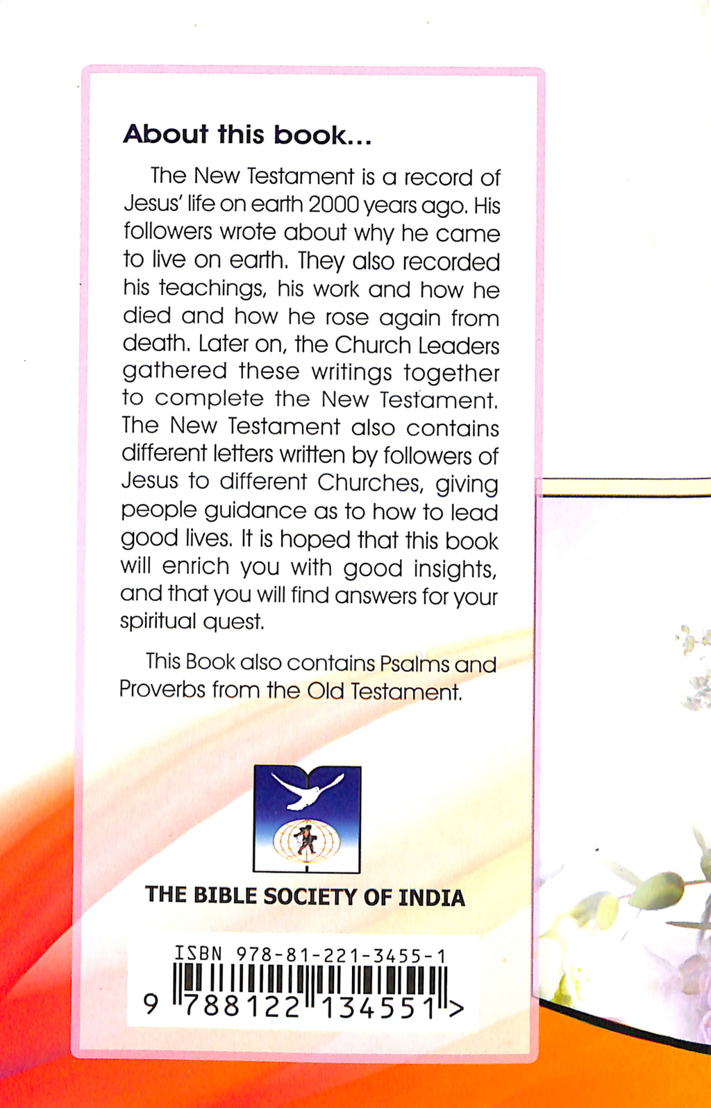 Bengali New Testament with Psalms and Proverbs, Global Language Bible