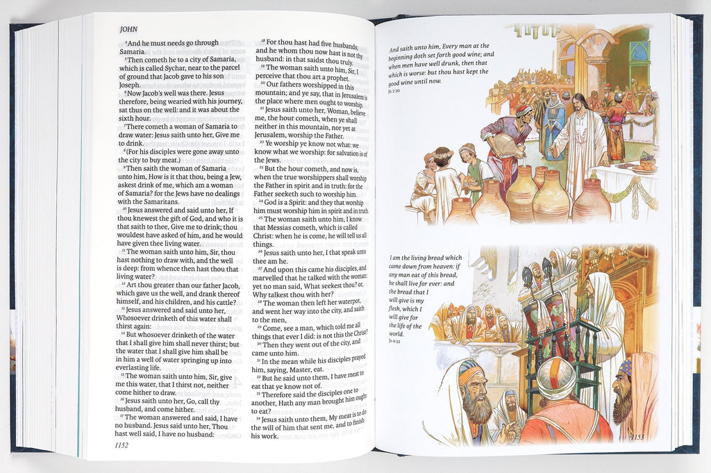 KJV the Illustrated Bible: The Classic Translation with Ornate and Detailed Artwork