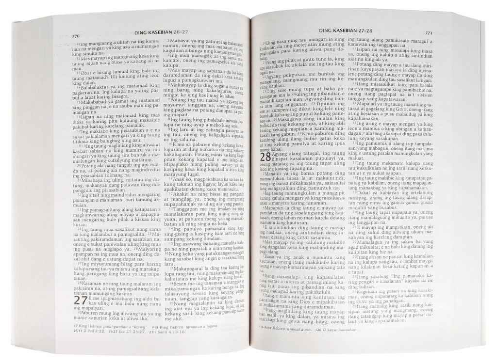 Pampango May They Be the One Philippines Bible in Tagalog and English