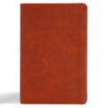 Elevate Your Faith with the CSB Christian Standard Bible Large Print Reference, a luxurious study edition in Burnt Sienna lea