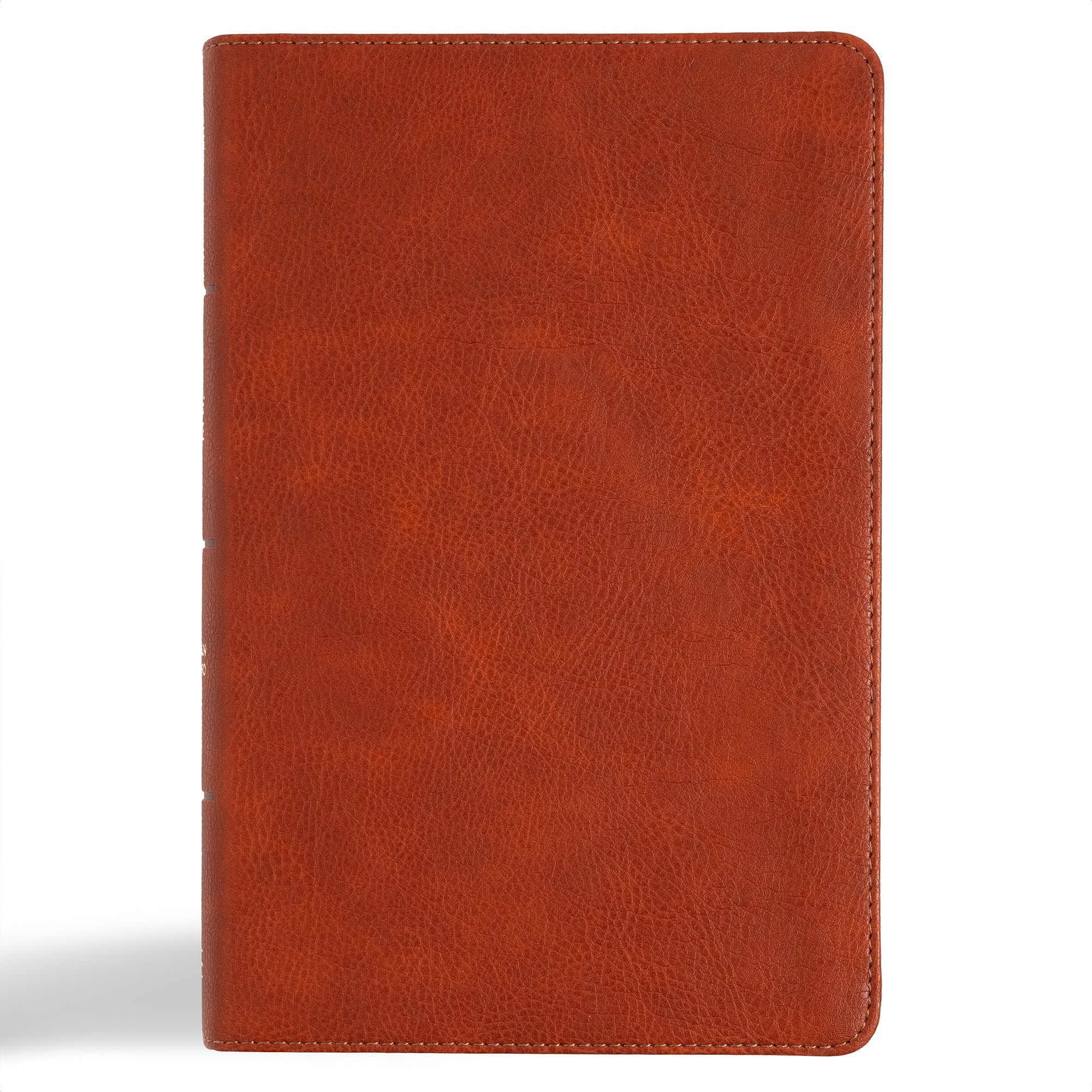 Elevate Your Faith with the CSB Christian Standard Bible Large Print Reference, a luxurious study edition in Burnt Sienna lea