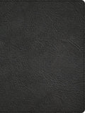 Indulge in the luxury CSB Men's Bible, Black Letter Edition, a masterfully crafted companion for the discerning reader.