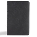 CSB Personal Size Bible, Holman Handcrafted Collection, Premium Marbled Slate Calfskin (Black Letter Edition)