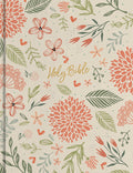 Luxury CSB Notetaking Bible - Floral Edition with high-quality black letter edition