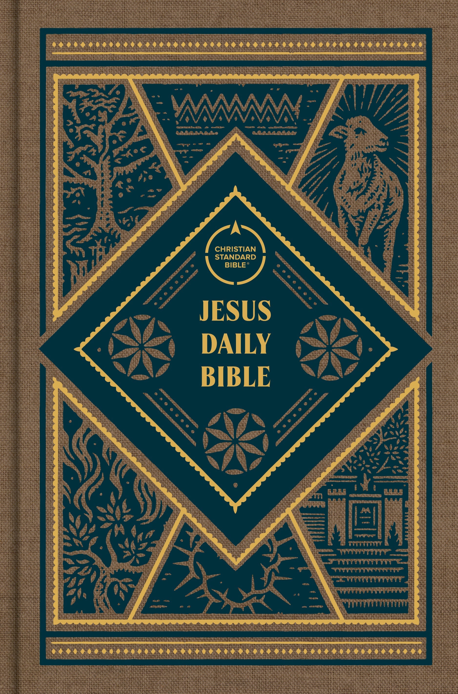 Elevate your devotion with our Luxurious CSB Christian Standard Bible, featuring Guided Daily Readings showcasing Christ thro