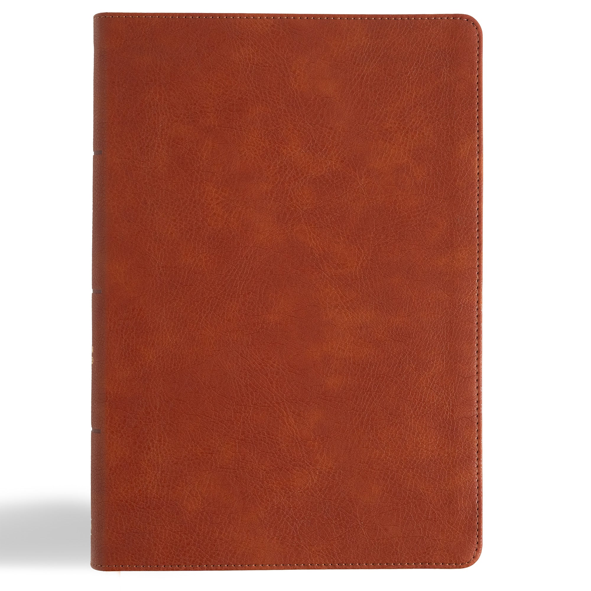 Elegant Burnt Sienna CSB Giant Print Single-Column Bible with Black Letter Edition.