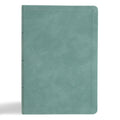 CSB Giant Print Single-Column Bible, Earthen Teal (Black Letter Edition)