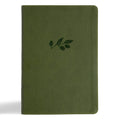 CSB Giant Print Single-Column Bible, Olive (Black Letter Edition)