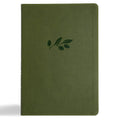 Luxury CSB Christian Standard Bible leather bound olive indexed reference Bible