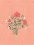 CSB Illustrator’s Notetaking Bible, Large Print Edition, Peach Bouquet (Black Letter Edition)