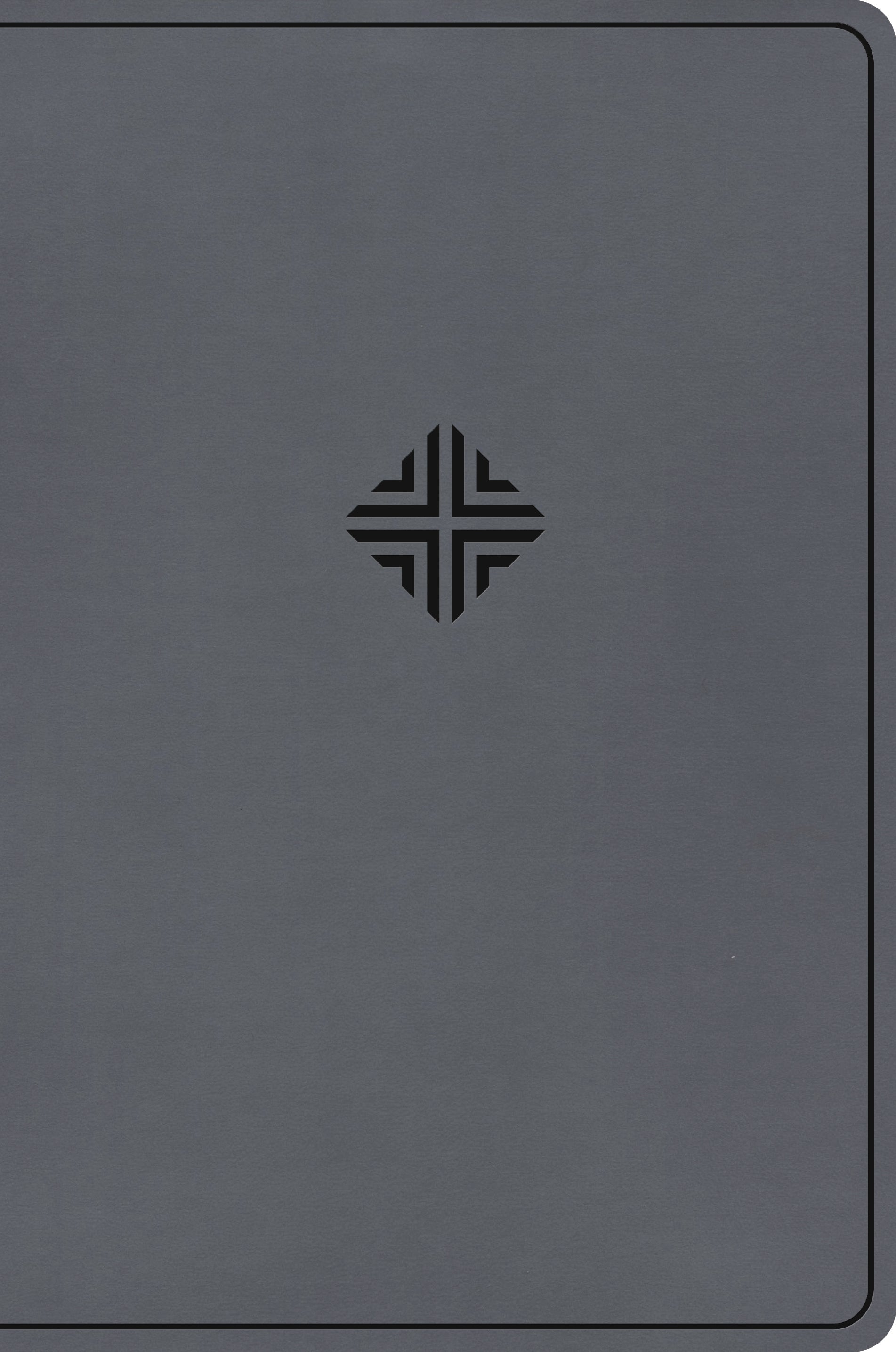 CSB Large Print Thinline Bible Value Edition, Charcoal (Red Letter Edition)