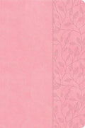 CSB Large Print Thinline Bible Value Edition, Soft Pink (Red Letter Edition)