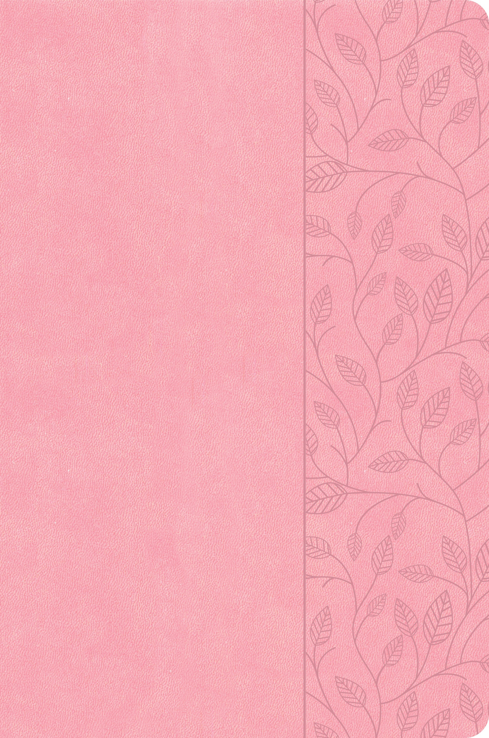 CSB Large Print Thinline Bible Value Edition, Soft Pink (Red Letter Edition)