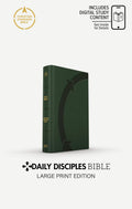 CSB Daily Disciples Bible Large Print Olive