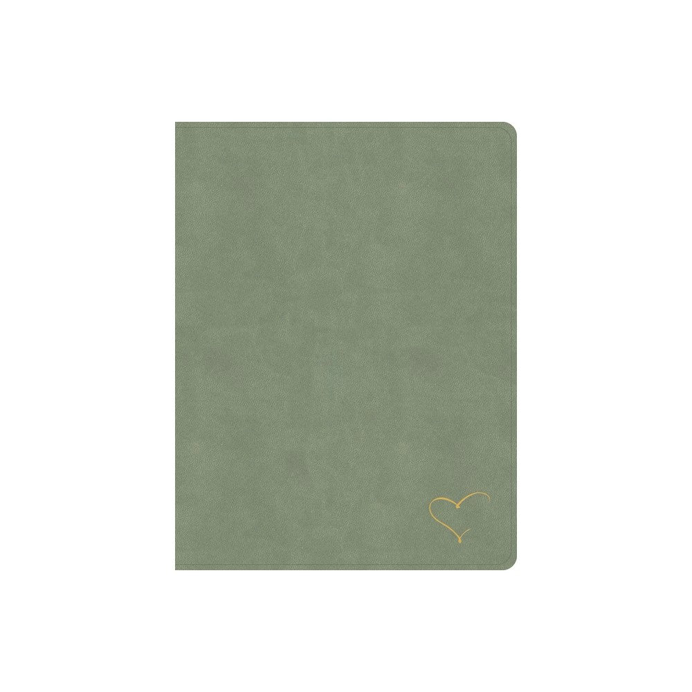 Elegant black letter CSB Notetaking Bible Revive Our Hearts Edition with sage cover.
