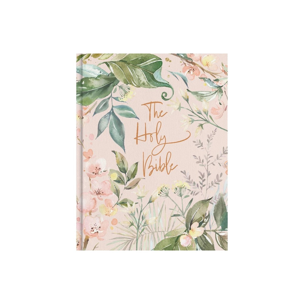 CSB Notetaking Bible for women, devotional journaling Bible with floral design, black letter edition