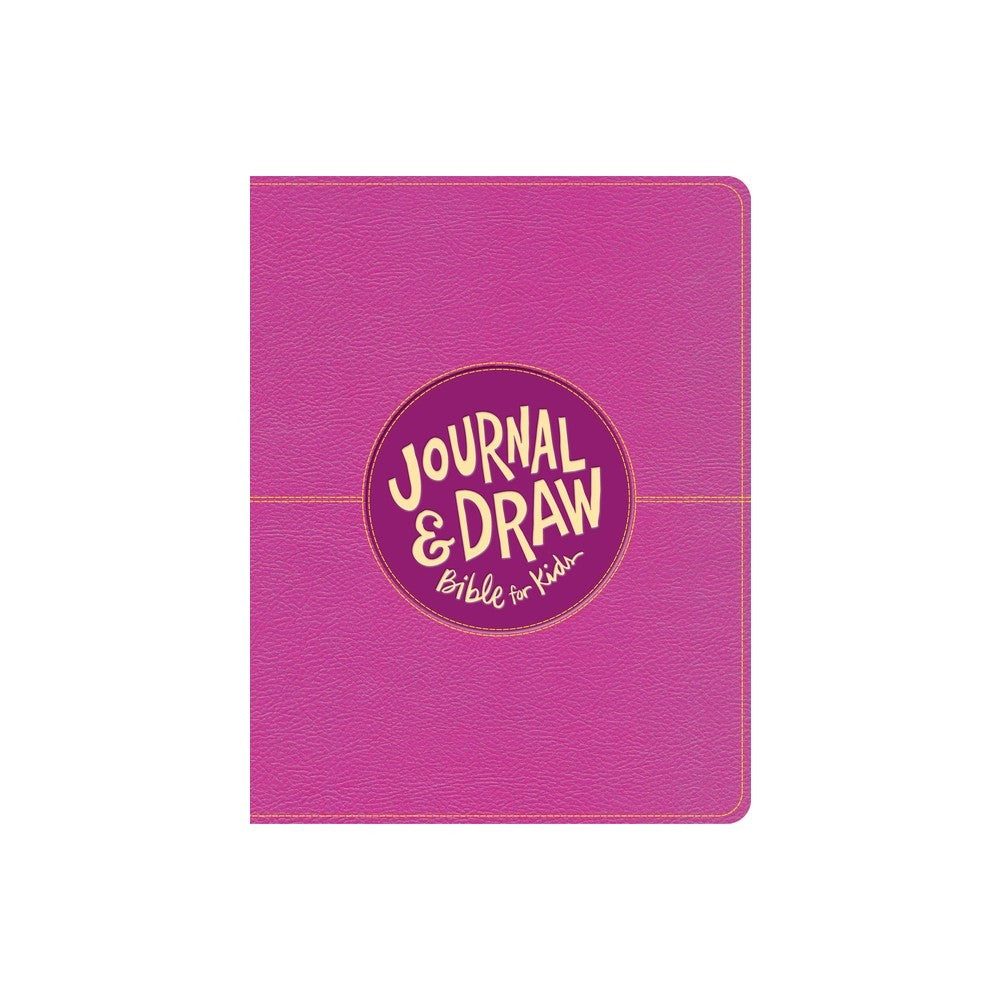 CSB Journal and Draw Bible for Kids Pink, a child's Bible study and creative expression tool.