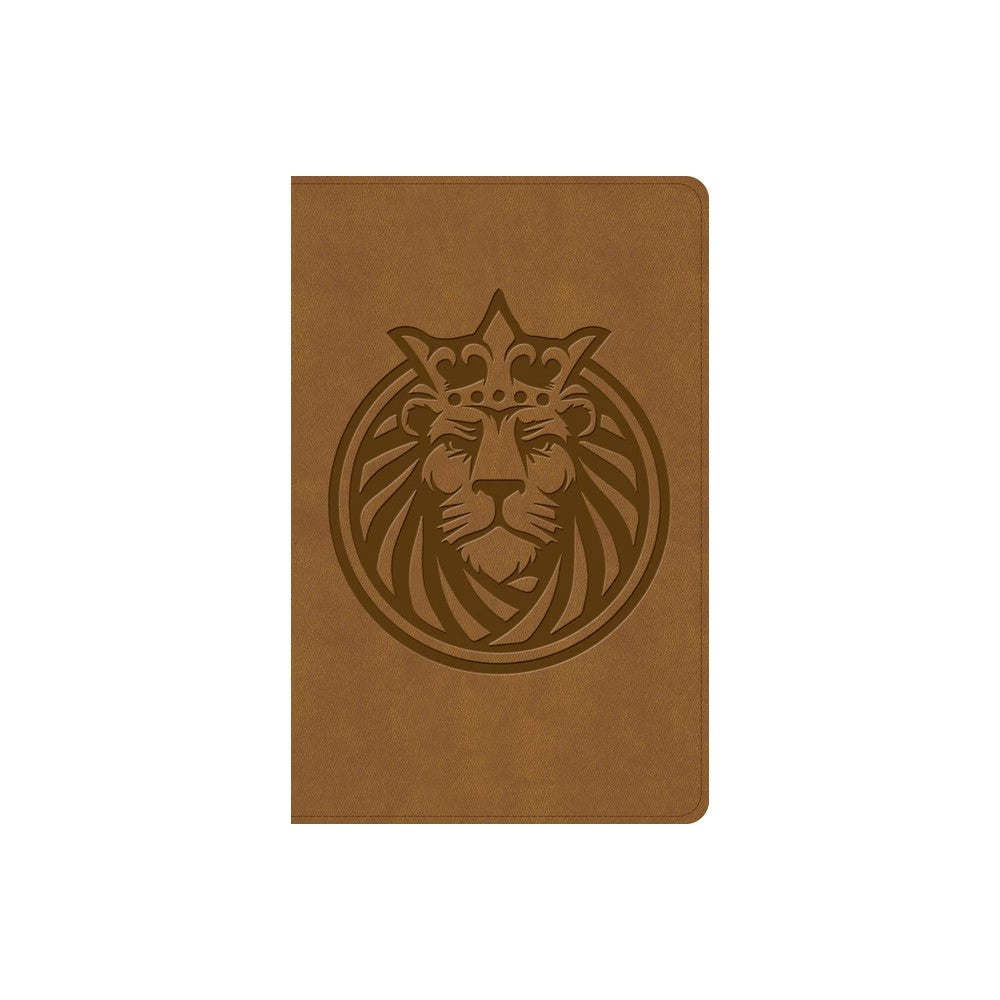 Anglicised black letter edition CSB Kids Bible in brown leather cover.
