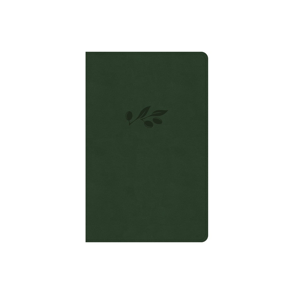 Luxury Christian Standard Bible in Olive Leather, Black Letter Edition, premium Bible for the discerning reader.