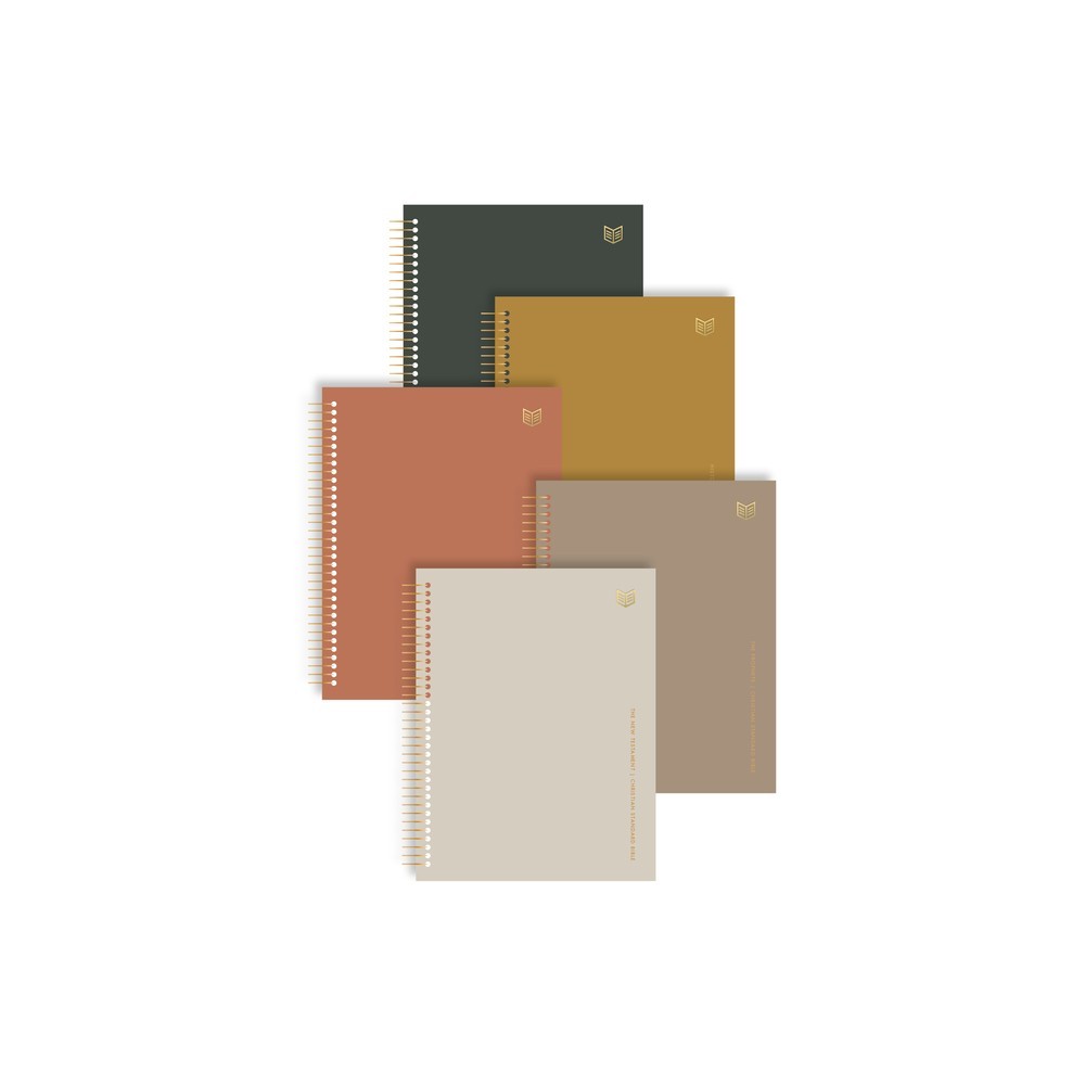 Luxury 5-volume She Reads Truth Notetaking Bible Collection in leather-bound hardcover