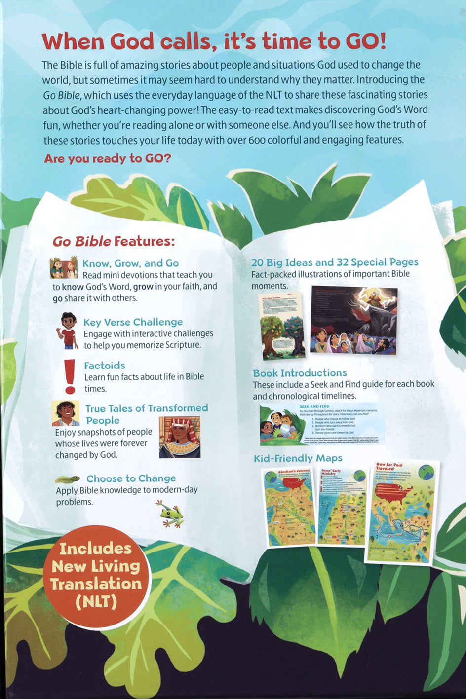 NLT Go Bible for Kids, Blue Mountains