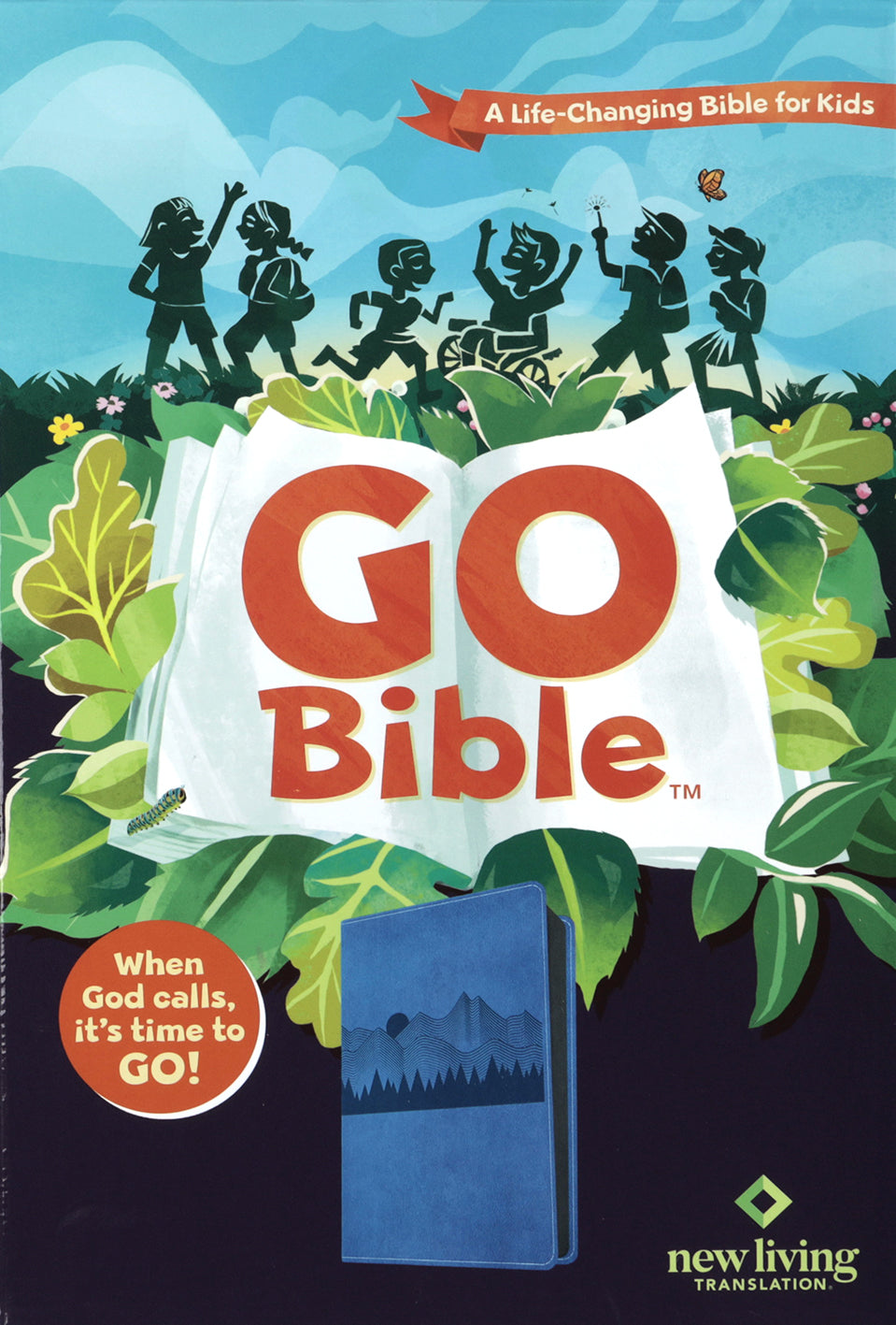 NLT Go Bible for Kids showcasing Blue Mountains scenery