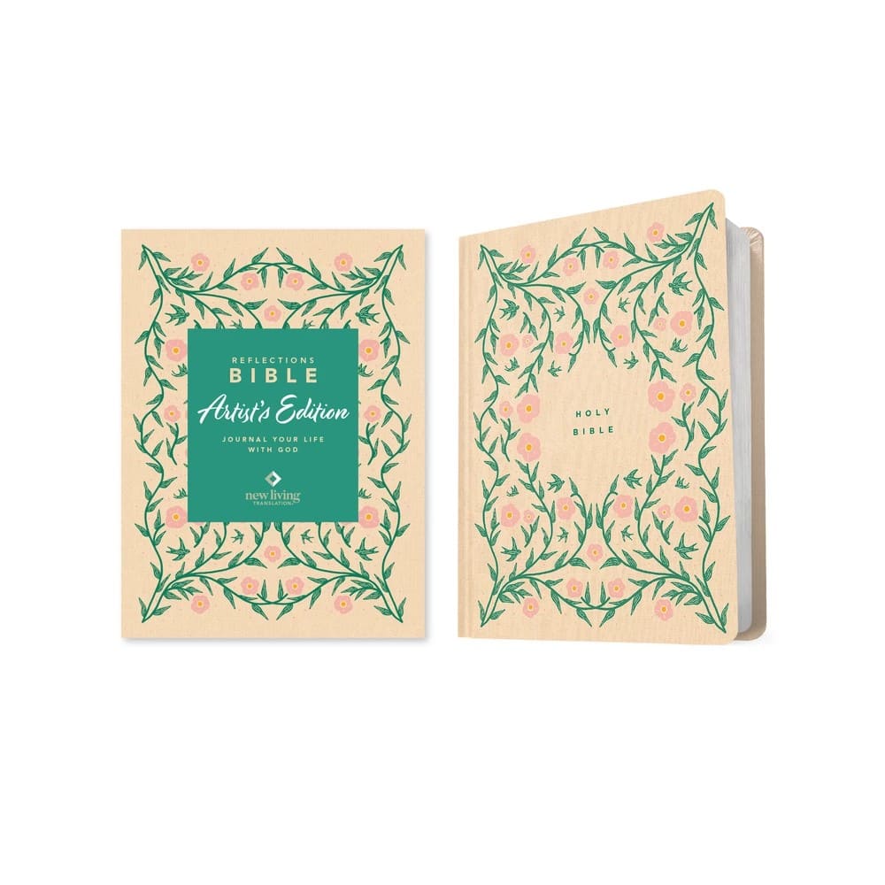 New Living Translation Artist's Edition Bible, a unique and beautiful Bible translation for artistic expression.