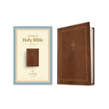 NLT Catholic Holy Bible, Gift Edition, Brown (Black Letter Edition) Bible for Catholic readers