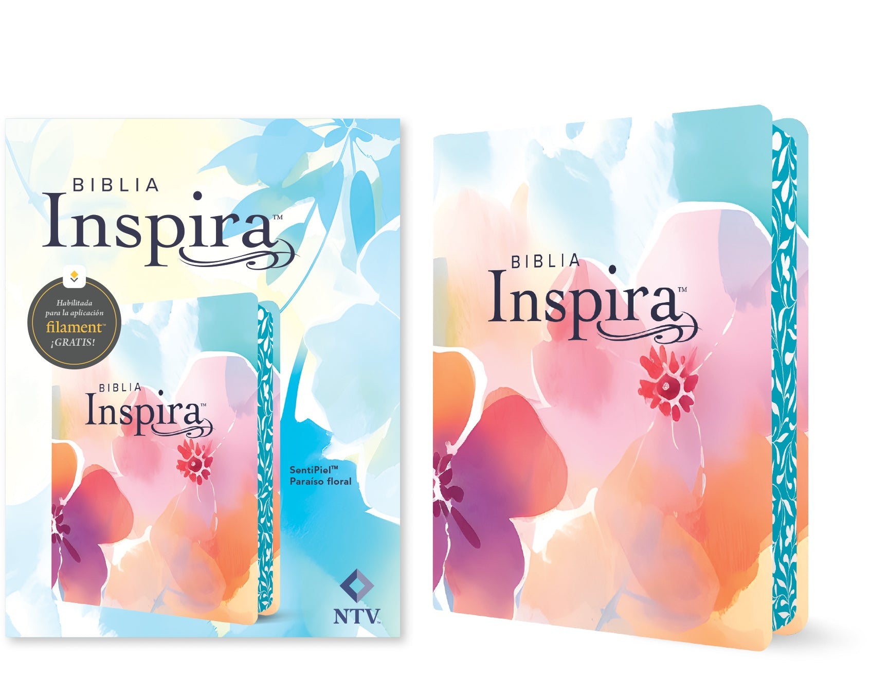 Global Christian Bible NTV Inspire with Filament Floral Paradise cover