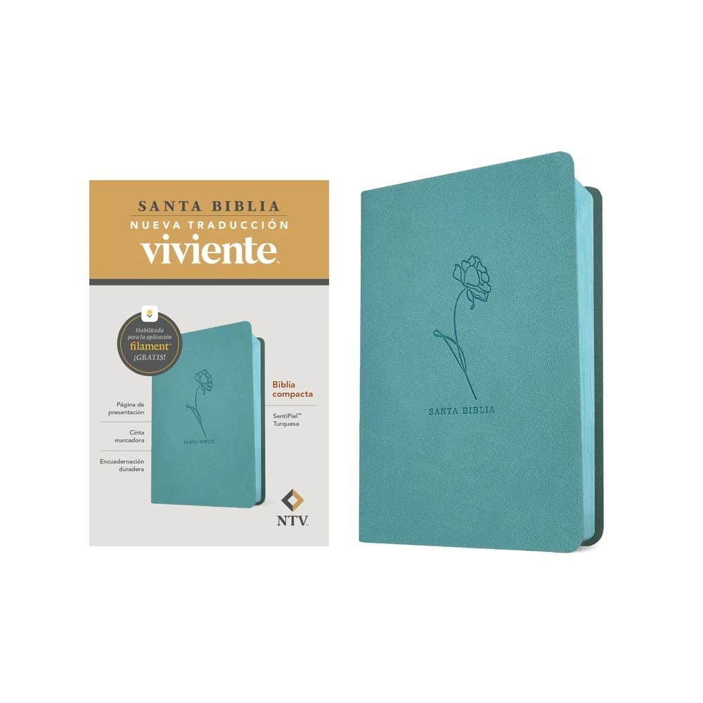 Spanish Bible NTV Biblia Compacta con Filament Turquesa Edition