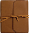 ESV Single Column Journaling Bible, Brown, Flap with Strap