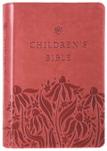 ESV Children's Bible in Coral leather bound edition